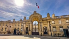 Der Elysee-Palast in Paris, der Amtssitz des französischen Präsidenten und der Regierung.
