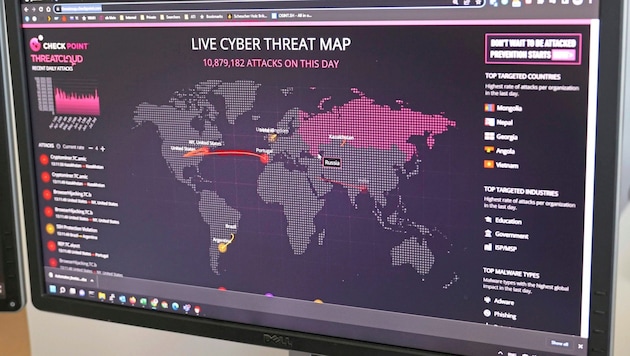 Frankreich war Ziel von Cyberangriffen. (Bild: Christian Jauschowetz)