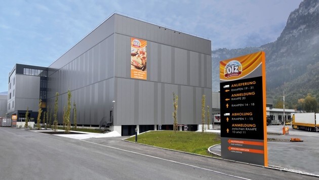 Die Meisterbäckerei Ölz in Dornbirn. (Bild: Ölz Meisterbäckerei)