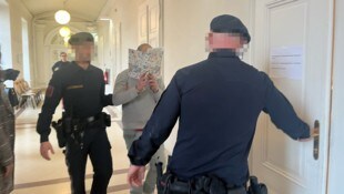 Der Wiener kurz vor seiner Verhandlung wegen massiver Gewalt. (Bild: Sophie Pratschner, Krone KREATIV)