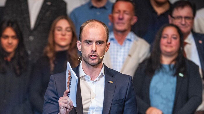 Florian Tursky sprach von Visionen, wirkte lockerer als zuletzt.