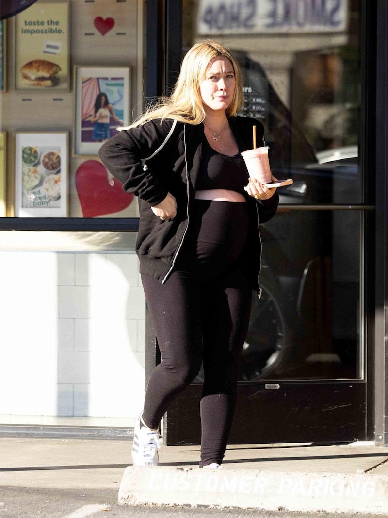 Hilary Duff mit Babybauch. (Bild: www.photopress.at)