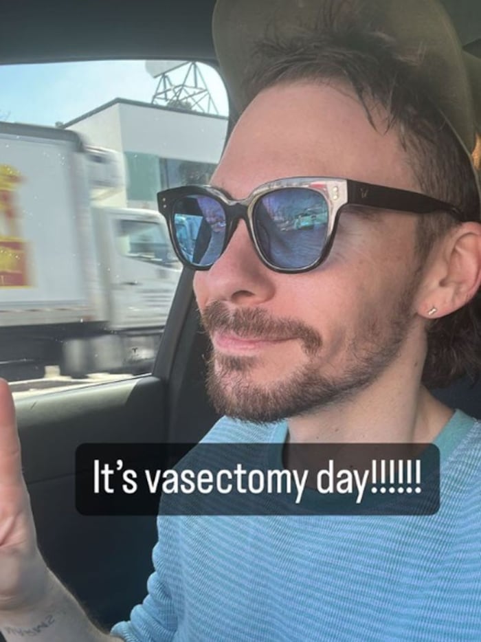 Matthew Koma on the way to his vasectomy.