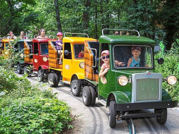 Der Eichenkonvoi ist bei den Jüngsten sehr beliebt.