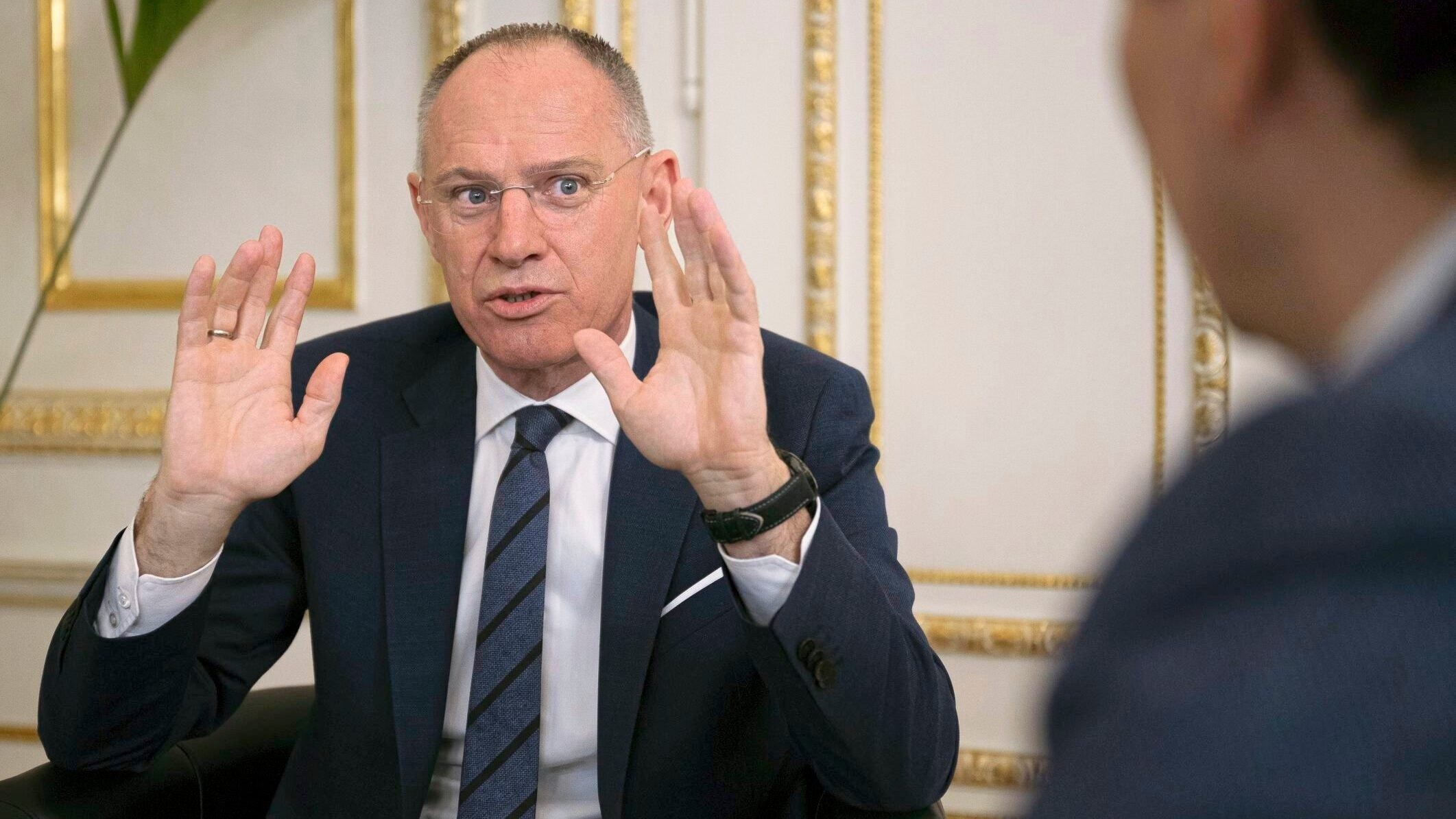 Le ministre de l'Intérieur Gerhard Karner (ÖVP) lors d'un entretien avec "Krone (Bild: BMI(C)MAKOWECZ)