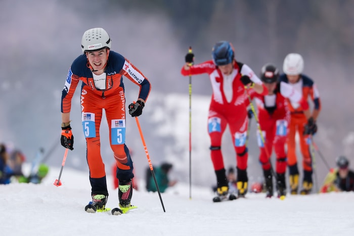 Beim Weltcup in Schladmin belegte Hochenwarter zuletzt im Vertical den starken vierten Rang.