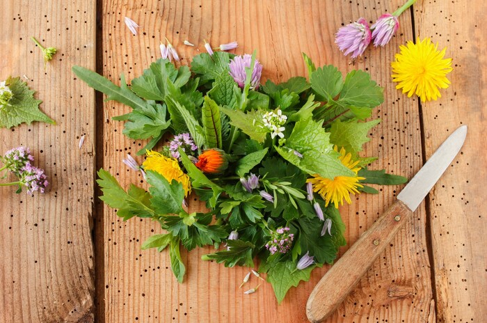 Fresh salads should not be missing.