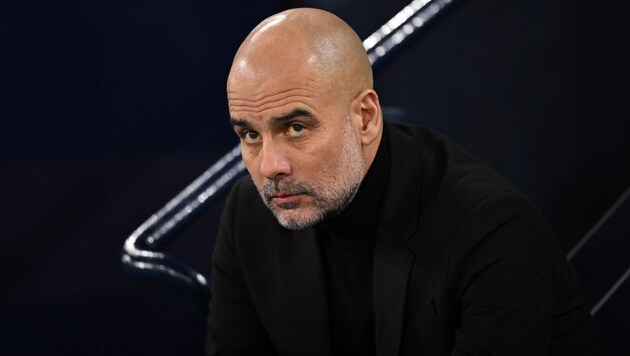 Pep Guardiola is not exactly known as a cheerful person in interviews. (Bild: APA/AFP/Oli SCARFF)