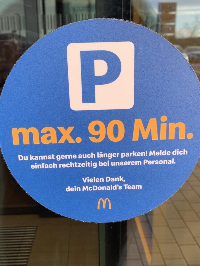90 minutes - if you overstay, you should let the staff know. 