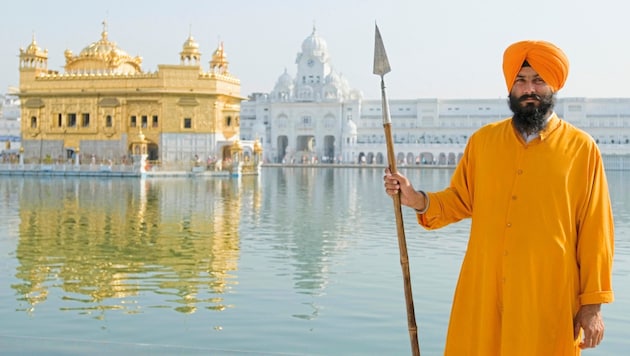 Ein Ereignis: Der Goldene Tempel am „Teich des Nektars der Unsterblichkeit“. (Bild: PhotosIndia.com, LLC)