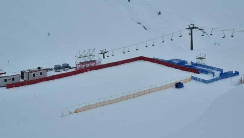 The finish area at the Fredakopf can also be reached on foot. (Bild: Montafon Tourismus/Josef Manahl)