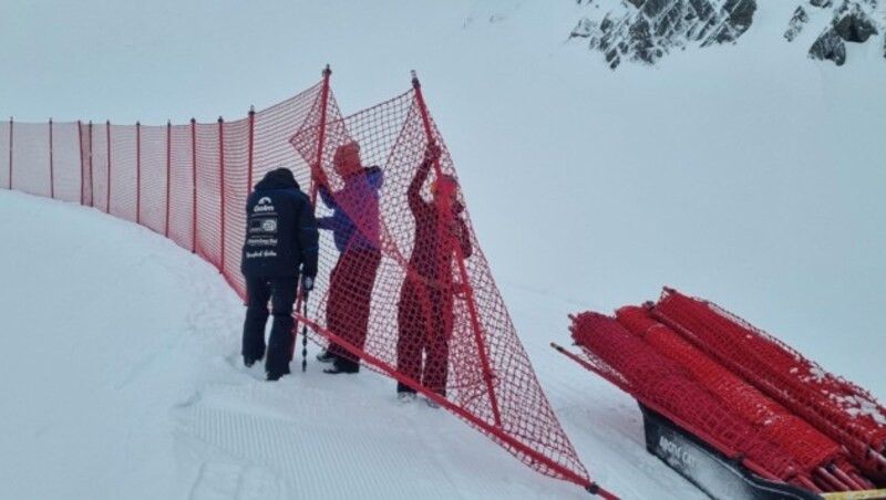 Everything should be ready by the qualifying on Friday. (Bild: Montafon Tourismus/Josef Manahl)