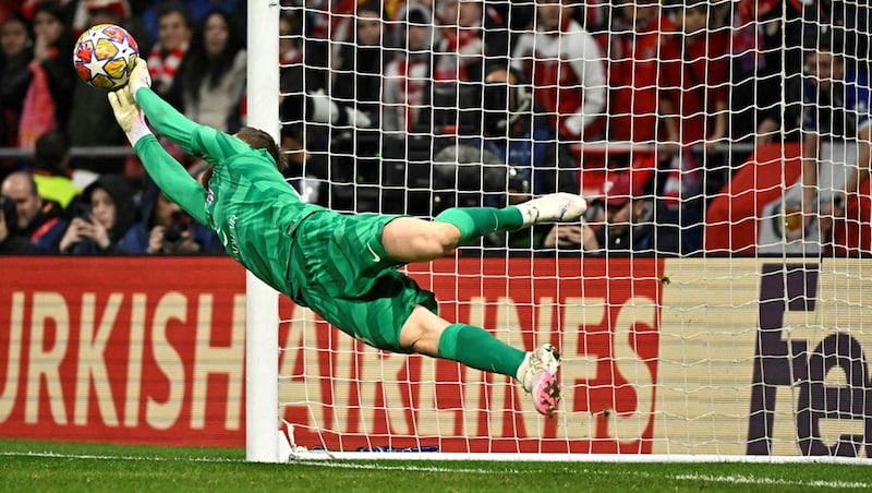 Jan Oblak's participation is not yet certain (Bild: AFP or licensors)