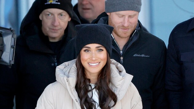 Meghan hercegné (Bild: APA/Getty Images via AFP/GETTY IMAGES/Andrew Chin)