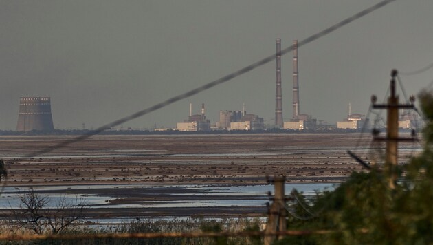 Das Atomkraftwerk Saporischschja (Bild: Associated Press)