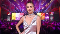 Oscarpreisträgerin Charlize Theron beim 4Gamechangers-Festival im Mai.   (Bild: AFP/Frederic J. Brown, 4gamechangersfestival, Krone KREATIV)