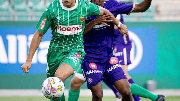 Rapid II won the last derby against the Young Violets 3:2. (Bild: SK Rapid/Manfred Szieber)