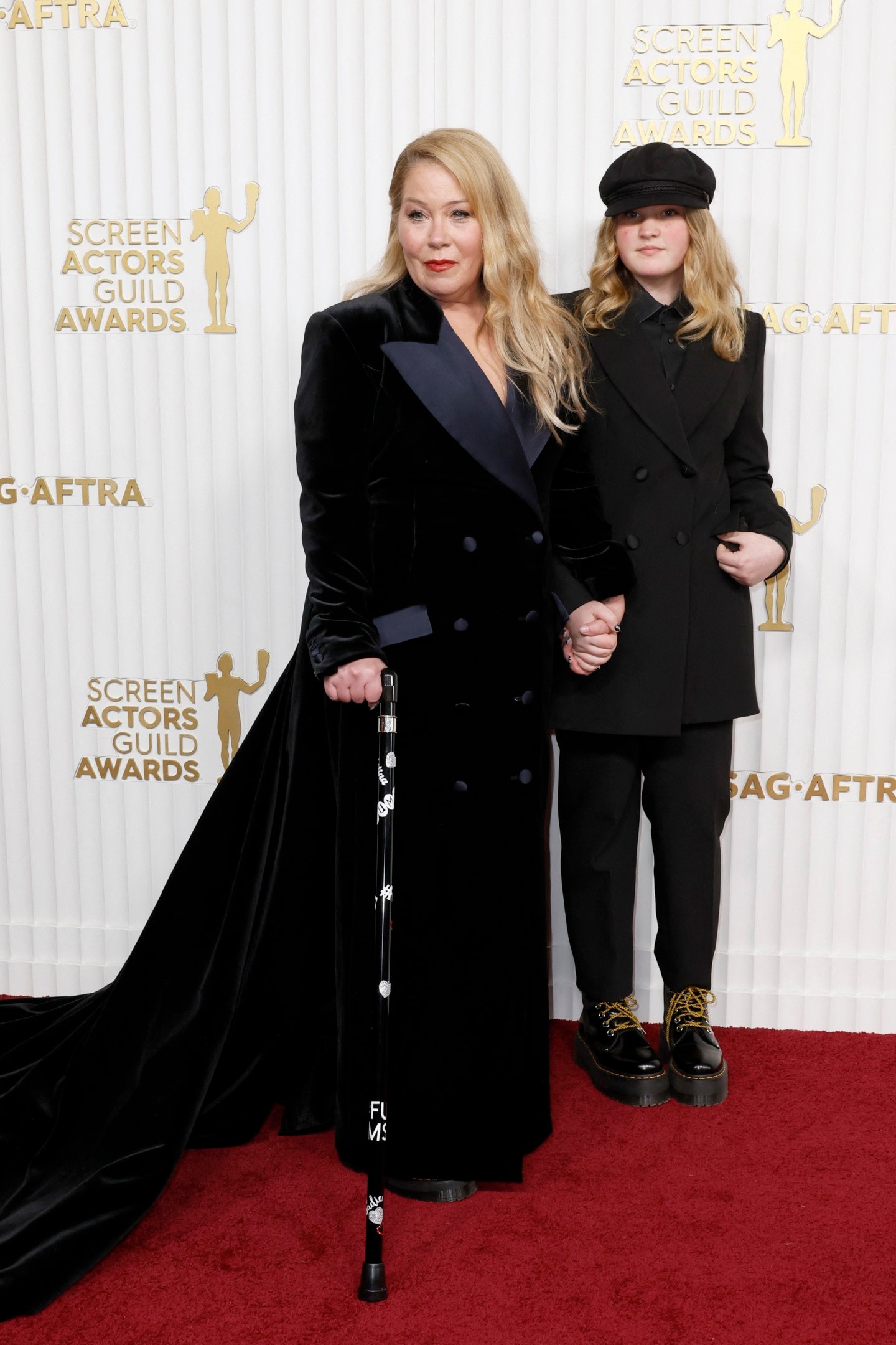 Christina Applegate 13 éves lányával, Sadie-vel. (Bild: APA/Getty Images via AFP/GETTY IMAGES/Frazer Harrison) Christina Applegate 13 éves lányával, Sadie-vel. (Bild: APA/Getty Images via AFP/GETTY IMAGES/Frazer Harrison)
