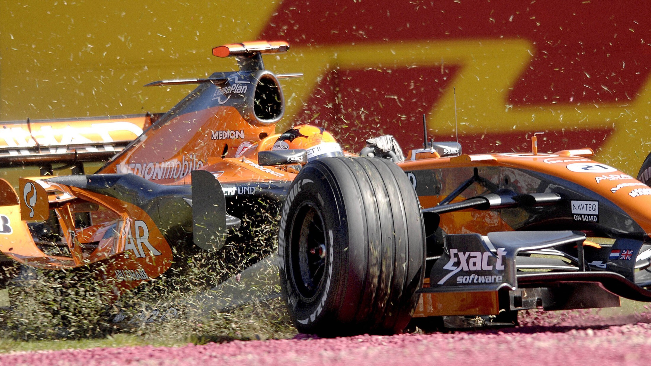 Albers competed in 46 Formula 1 Grands Prix from 2005 to 2007. (Bild: AFP PHOTO/Paul CROCK)