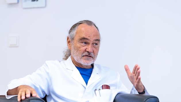 Prof. Dr. Rudolph Pointner ist seit 1989 ärztlicher Direktor am Tauernklinikum Zell am See (Bild: EXPA/ JFK)