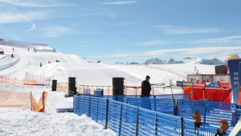 Der Zielraum am Grasjoch ist imposant. (Bild: Peter Weihs/Kronenzeitung)