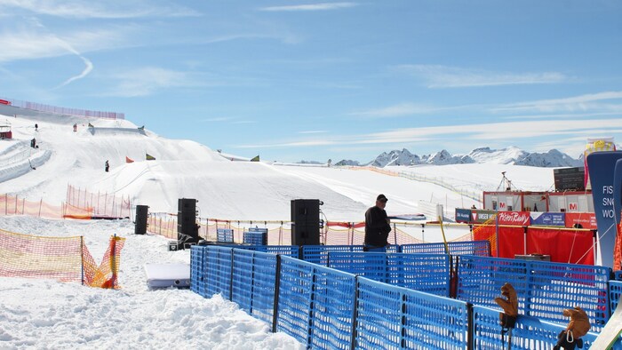 Der Zielraum am Grasjoch ist imposant.