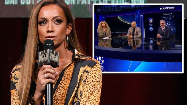 Moderatorin Kate Abdo (Bild: x, Getty)