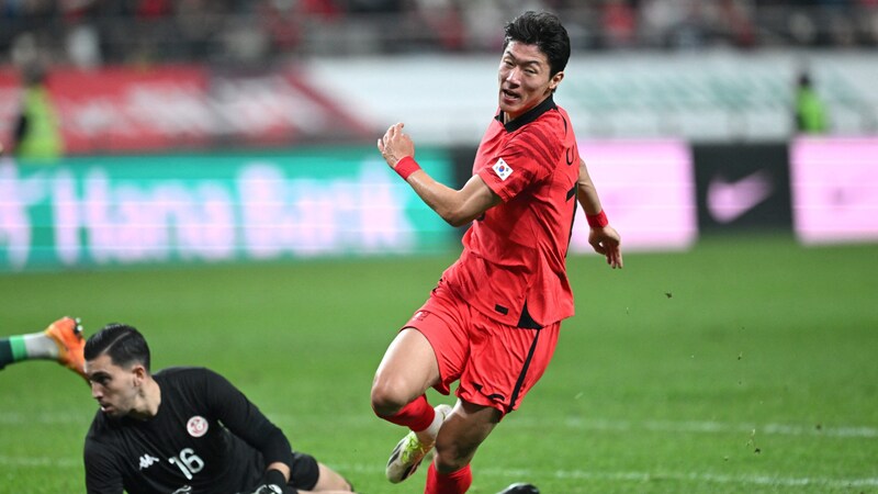 Ui-Jo Hwang (Bild: APA/AFP/Jung Yeon-je)