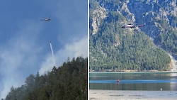 Seit dem frühen Donnerstagnachmittag kämpfen die Einsatzkräfte gegen die Brände an. (Bild: zoom.tirol)