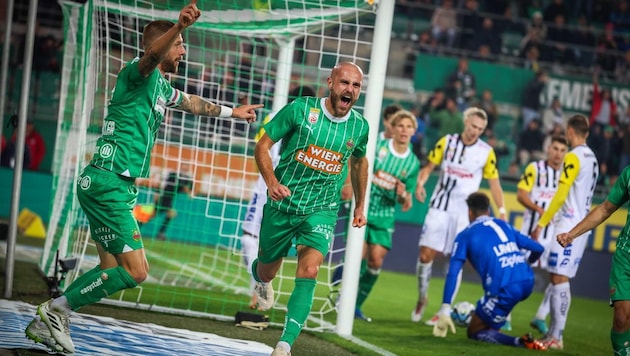 In the last encounter, three of the six goals were scored after the 90th minute. (Bild: GEPA pictures/ David Bitzan)
