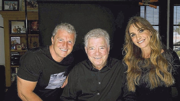 Großes Wiedersehen in L.A. von Manfred und Nelly Baumann mit William Shatner. (Bild: Manfred Baumann)