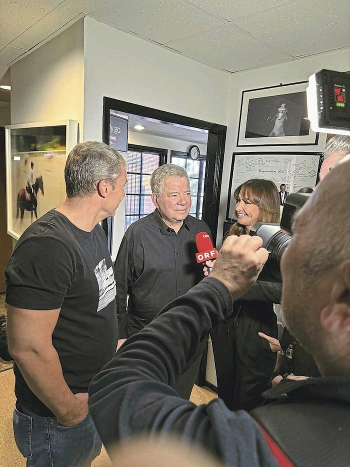 Keine Star-Allüren für den 92-jährigen Captain Kirk aus „Raumschiff Enterprise“. 