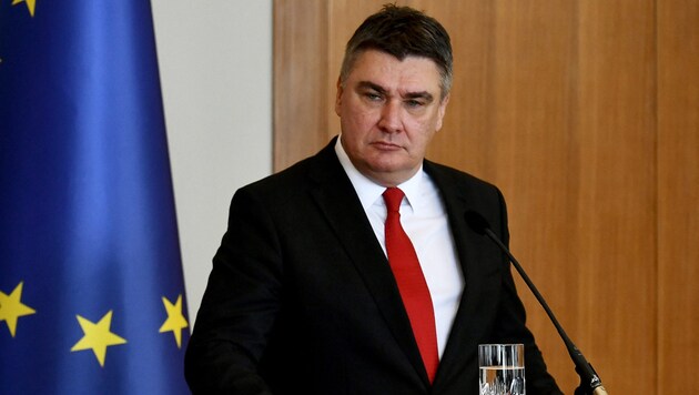 Staatspräsident Zoran Milanović (Bild: AFP)