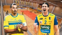 Zum verwechseln ähnlich: Zlatan Ibrahimovic und Kristof Horvath. (Bild: GEPA ,Krone KREATIV)