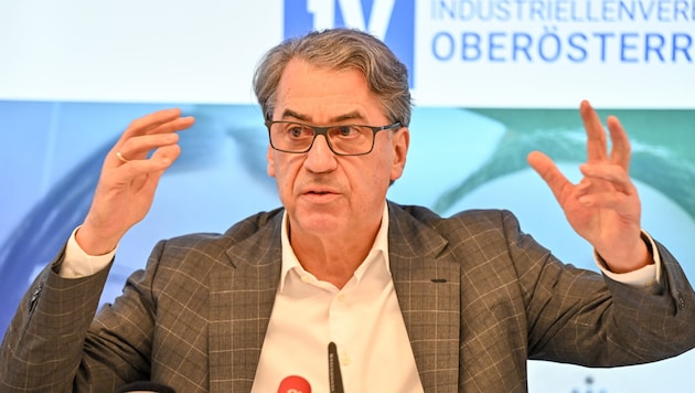 KTM-Chef Stefan Pierer ist Präsident der Industriellenvereinigung Oberösterreich. (Bild: Harald Dostal)