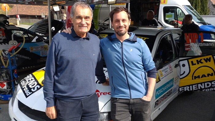 Franz Wittmann sen. genoss die Rallye, Franz jun. war im Voraus-Auto unterwegs