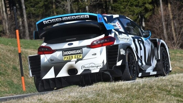 Eigentlich wollte Rosenberger dieses Fiesta WRC einsetzen