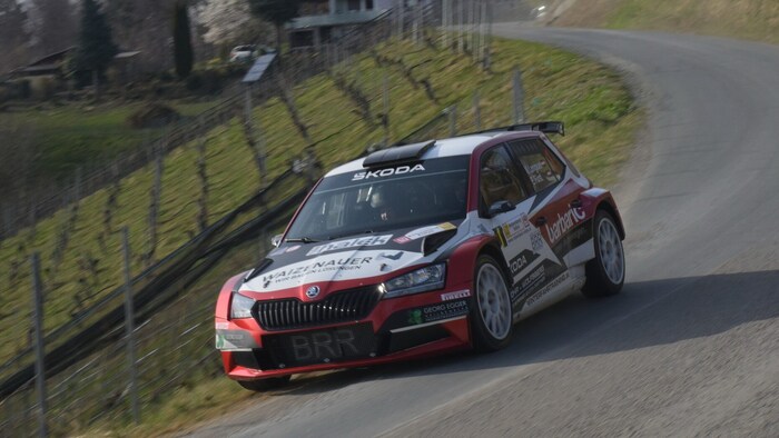 Michael Lengauer won the January rally, then dropped out in Rebenland.