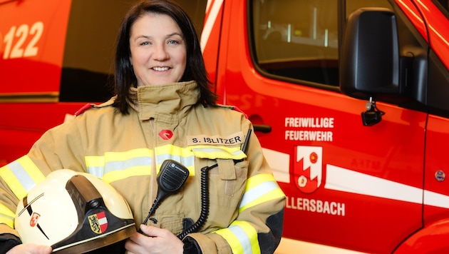 Sieglinde Islitzer-Lerch was the first woman in a leading position at the fire department in Hollersbach and is the new mayor. (Bild: EvaReifmueller)