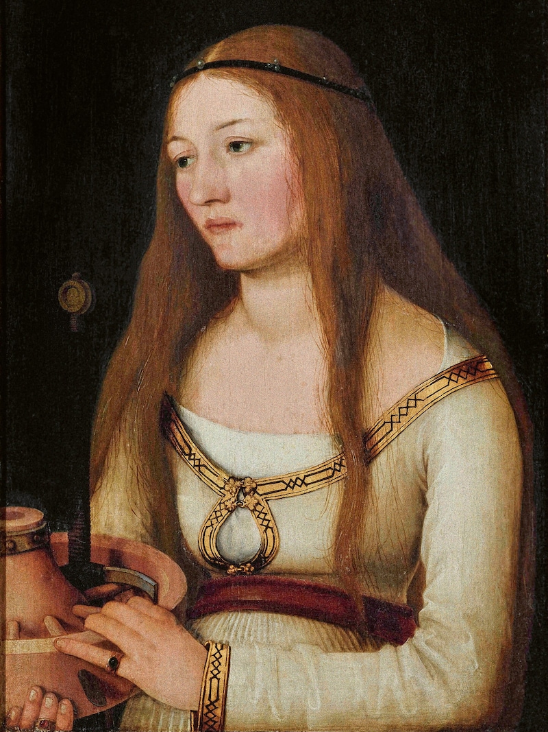 Hans Holbein d. Ä.: Die heilige Katharina (Bild: © Stiftung Schloss Friedenstein Gotha, Inv. SG 692)