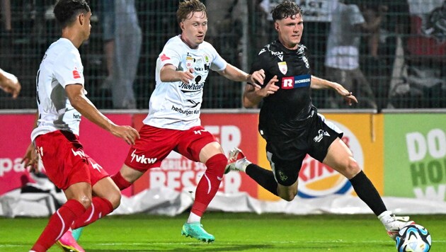 The first leg in the fall ended 5:0 for Bregenz. (Bild: GEPA pictures)