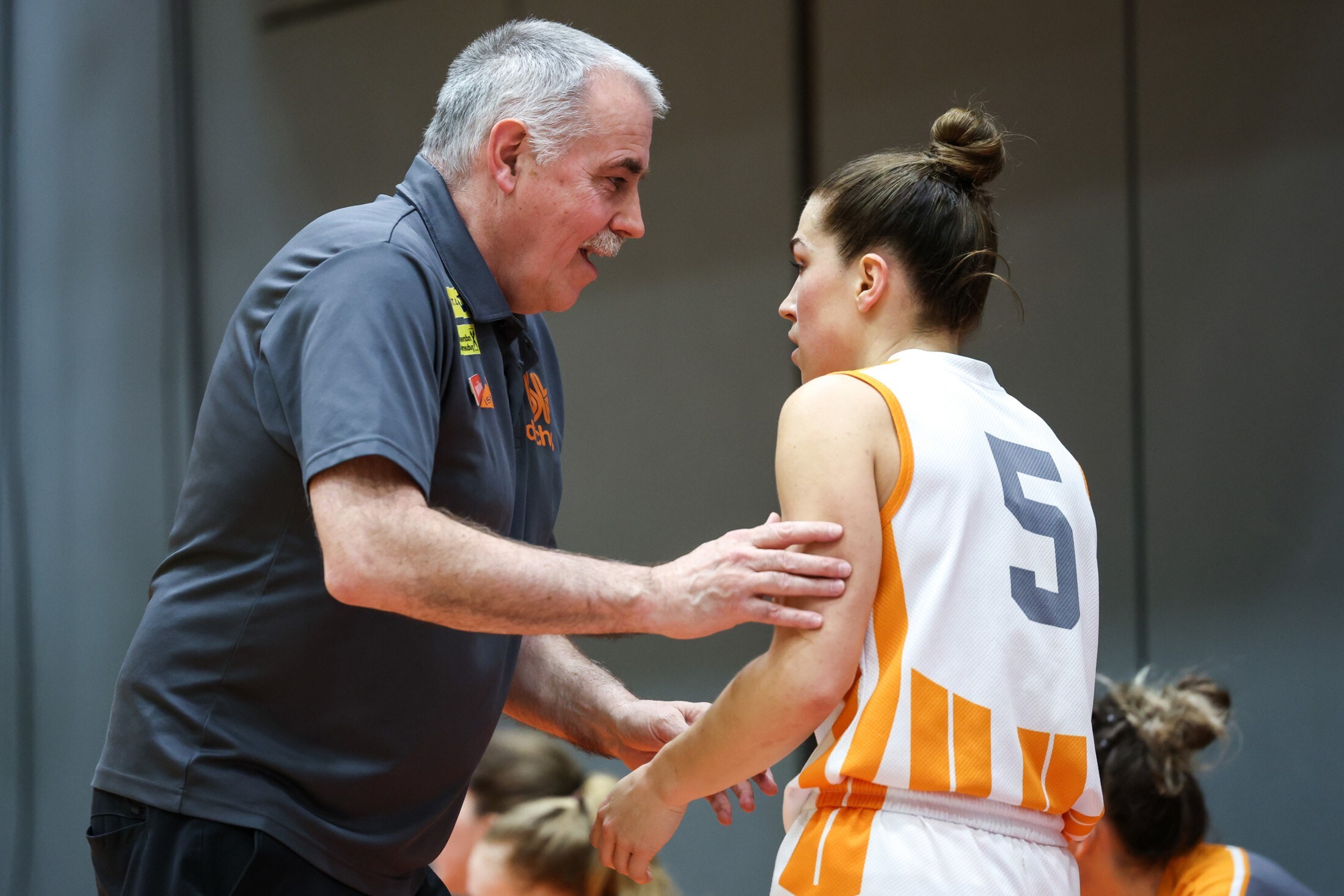 Klosterneuburgs Coach Franz Zderadicka mit Tochter Lisa. (Bild: GEPA pictures)