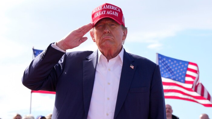 Donald Trump tritt erneut gegen Joe Biden an.