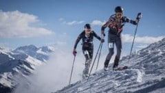 Jakob Herrmann (li.) landete beim Pierra Menta auf dem dritten Platz. (Bild: Maurizio Torri)