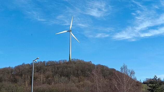 There is still no wind turbine in Tyrol. This one is in neighboring Bavaria. (Bild: Manuel Schwaiger)