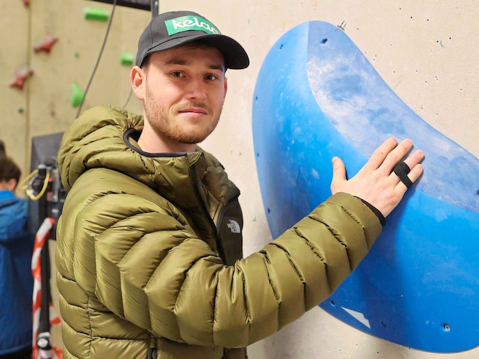 War im Boulderama am Sonntag zum Zusehen verdammt: Nicolai Uznik.