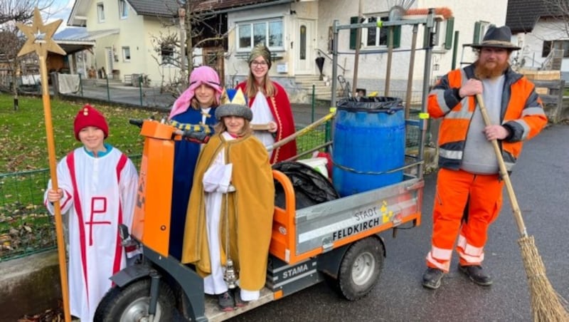 Sternsinger in Feldkirch Altenstadt. (Bild: Veronika Jäger)