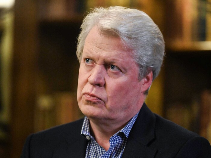 Earl Charles Spencer in a BBC interview