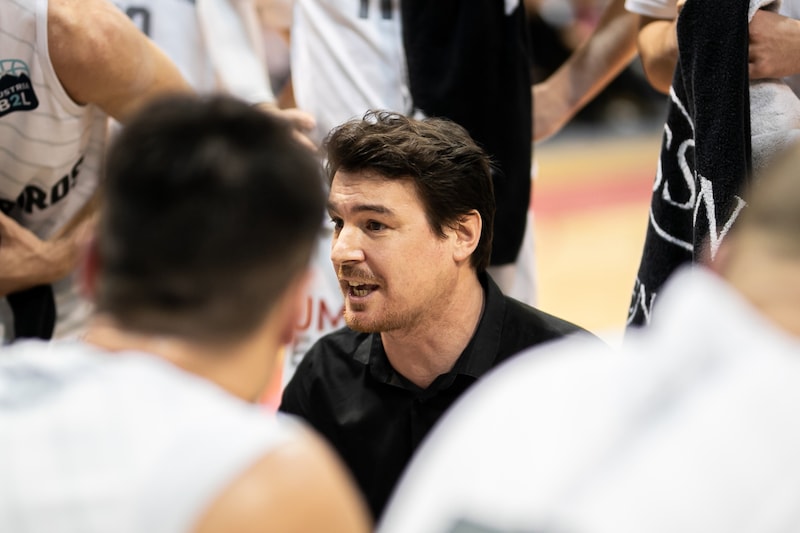 Trainer Daniel Müllner und seine Blackbirds verloren in Klagenfurt.  (Bild: GEPA pictures)