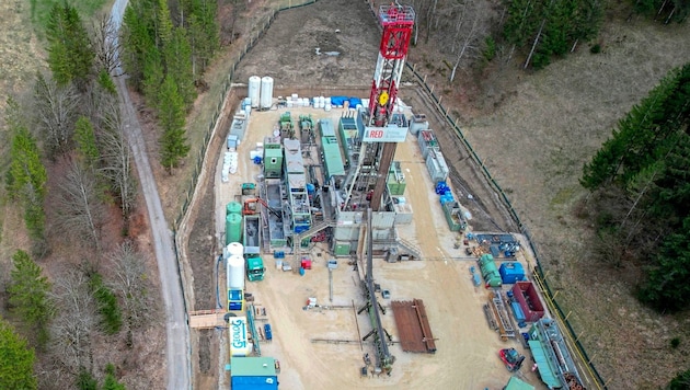 During the test drilling in Molln, ADX discovered natural gas deposits. (Bild: Jack Haijes)